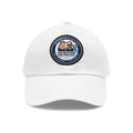 Dad Hat with Leather Patch (Round)